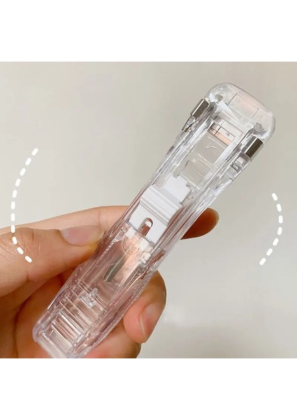 Şeffaf Stil Şeffaf Klip Itici Zımba Akrilik Belge Pp Klip Test Kağıdı Ofis Kırlangıç ​​klipsi Elliot Klasör Itici (Yurt Dışından)