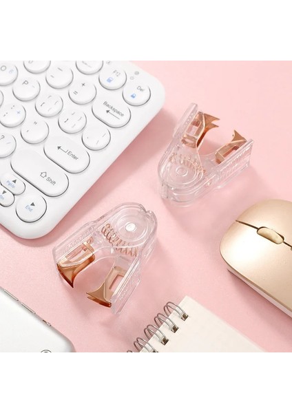 Gümüş Makas Stili Şeffaf Gül Altın Ofis Malzemeleri Renkli Veya Renkli Zımba Punch Nail Art Ovma (Yurt Dışından) fiyatları