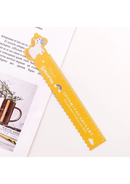 1 Adet Tasarım 14 Stil 18 cm Kawaii Manyetik Flamingo Düz Cetvel Sevimli Şablon Ölçekli Çizim Cetveller Okul Kore Kırtasiye Için (Yurt Dışından)