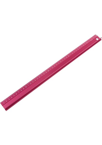 Kırmızı 45CM Tarzı Profesyonel Alüminyum Alaşımlı Düz ​​cetvel Koruyucu Ölçek Ölçme Mühendisleri Çizim Aracı cm (Yurt Dışından)