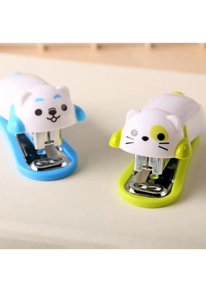 Zımba Mini Karikatür Köpek Masaüstü Zımba Zımba ile Ev Ofis Kırtasiye Çocuk Hediye Ofis Okul Malzemeleri (Yurt Dışından) fırsatları