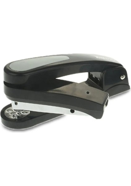 Siyah Stil Döner Orta Zımba Ciltleme 20 Sayfa Kağıt Ciltleme Için Zımbasız 45 Derece Döndürülmüş Okul Ofis Aksesuarları No. 10 (Yurt Dışından)