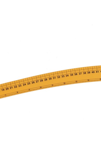 6360B, Eğri B Stilini Ekler 60 cm Dayanıklı Plastik Değişken Form Eğri Cetvel ile Sandviç Çizgili El Sanatları Model Yapımı Için Dikiş Alanı Kalın #6360B (Yurt Dışından) fırsatları