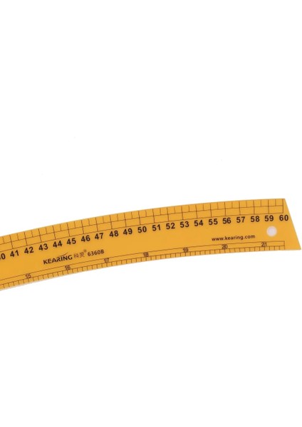 6360B, Eğri B Stilini Ekler 60 cm Dayanıklı Plastik Değişken Form Eğri Cetvel ile Sandviç Çizgili El Sanatları Model Yapımı Için Dikiş Alanı Kalın #6360B (Yurt Dışından) indirimleri