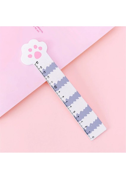 D Stili M Sevimli Kedi Pençe Plastik Düz Cetveller Kırtasiye Ölçme Aracı Cetvel Okul Imi Planlayıcısı Aksesuarları Öğrenci Ödülü (Yurt Dışından)