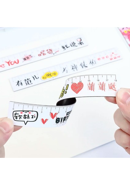 1 Adet Tasarım 4 Stil 18 cm Kawaii Manyetik Flamingo Düz Cetvel Sevimli Şablon Ölçekli Çizim Cetveller Okul Kore Kırtasiye Için (Yurt Dışından) fırsatları