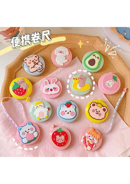 No.4 Tarzı Ins Kawaii Mezura Mini Karikatür Taşınabilir Metre Cetvel Bel Ölçüm Yükseklik Ölçüm Giyim Yumuşak Cetvel (Yurt Dışından) fiyatları