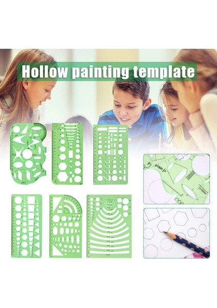 3 Adet Yuvarlak Stil Geometrik Çizim Şablonu Seti Şerit Ölçme Cetveli Tasarım Ofisi Için Şeffaf Plastik Çok Amaçlı Çizim Cetvel (Yurt Dışından) modelleri