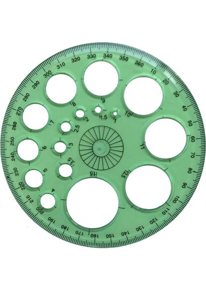 Kırmızı Stil Ayak Çapı 11.5cm 360 Derece Dairesel Mavi Kırmızı Yeşil Sarı Opsiyonel Dört Renkli Yüksek Dereceli Patchwork Cetvel (Yurt Dışından) modelleri