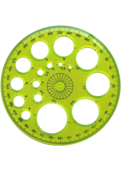 Kırmızı Stil Ayak Çapı 11.5cm 360 Derece Dairesel Mavi Kırmızı Yeşil Sarı Opsiyonel Dört Renkli Yüksek Dereceli Patchwork Cetvel (Yurt Dışından) fırsatları