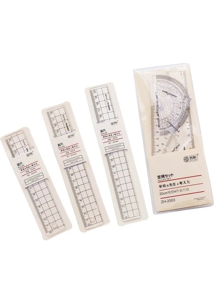 18CM Tarzı 1 Adet Şeffaf Kare Akrilik Cetvel Plastik Basit Çizim Araçları Öğrenci Okul Ofis Malzemeleri 15CM 18CM 20CM (Yurt Dışından) fırsatları