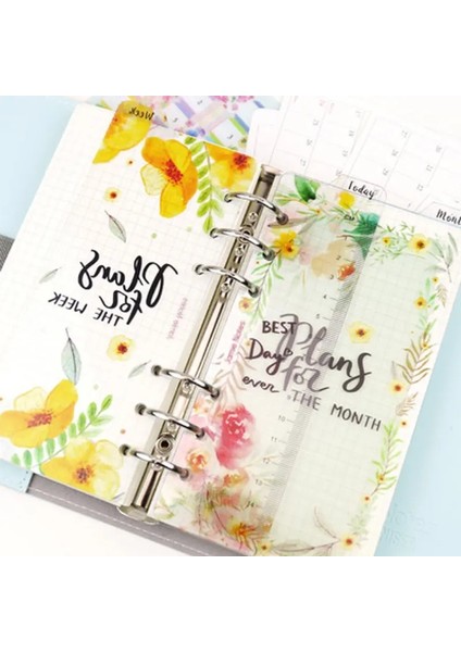 A6 Cetvel Stili A5 A6 Hafta Ay Pp Mat Buzlu Plaka Bugün Cetvel Iç Kağıt Aralayıcı Planlayıcı Filofax Organizatör Bölücü Ayırıcı Sayfa (Yurt Dışından) fiyatları