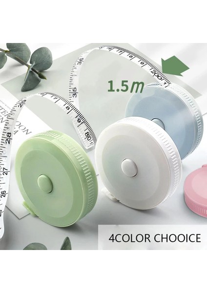 Mavi Stil M Bant Ölçüleri Taşınabilir Geri Çekilebilir Cetvel Çocuk Yüksekliği Cetvel Santimetre Inç Rulo Bant (Yurt Dışından) modelleri