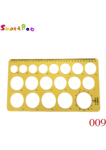 No.10 Tarzı Çizim Şablonu Cetvel Daire Çizim Şablonu Çok Sayıda Çember Içeriyor Çeşitli Çizim Şablonları Mimarlar (Yurt Dışından) modelleri