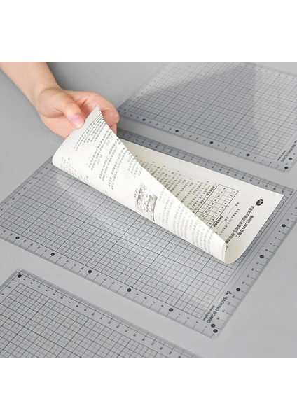 A5 Stili Şeffaf Cetvel Kurulu A4B5A5 Öğrencileri Yazı Masası Pedi Pvc Izgara Dikiş Kesme Paspasları Çizim Panosu Ölçme Malzemeleri (Yurt Dışından) modelleri