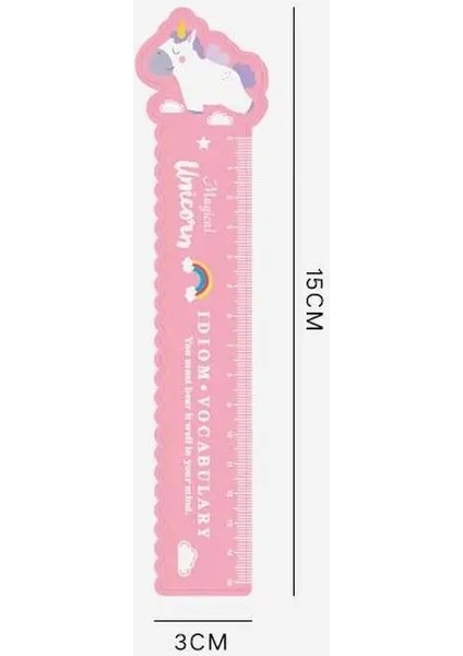 Yeşil Stil 1 Adet Unicorn Manyetik Cetvel Kawaii Kırtasiye Yenilik Sevimli Cetveller Öğrenci Yumuşak Tasarım Cetvel Çizim Kuralları Seti Okul Malzemeleri (Yurt Dışından) modelleri
