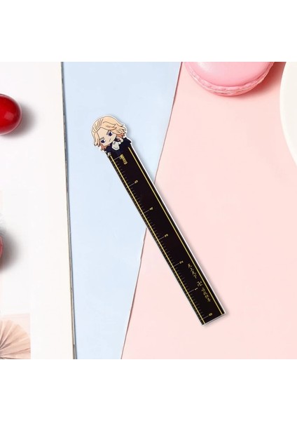 OSS20230TR7 Stili Anime Tokyo Revengers Çevresel Cetveller Ryuguuji Ken Sano Manjiro Ölçme Üçgen Düz Cetveller Ofis Okul Kırtasiye (Yurt Dışından) indirimleri