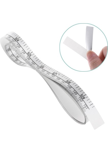 151CM Kendinden Yapışkanlı Metrik Ölçü Bandı Vinil Cetvel Dikiş Makinesi Etiketi Için (Yurt Dışından) fırsatları