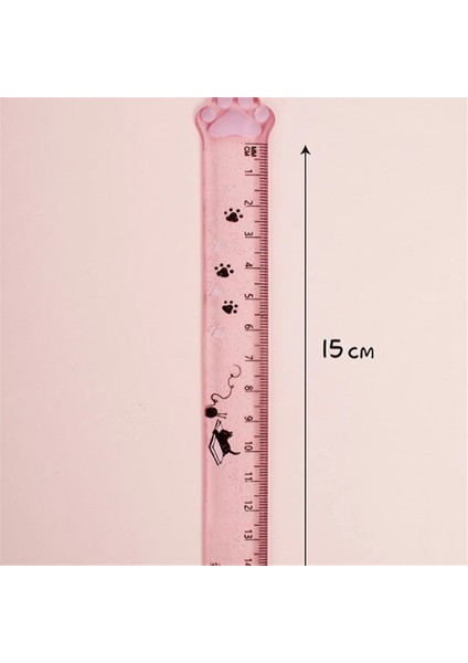 1 Adet Gri Stil 1 Adet Sevimli Kedi Pençe Şeffaf Cetveller 15 cm Boyama Ölçme Araçları Kawaii Kırtasiye Çocuklar Övgü Hediyeler Öğrenci Okul Malzemeleri (Yurt Dışından) indirimleri