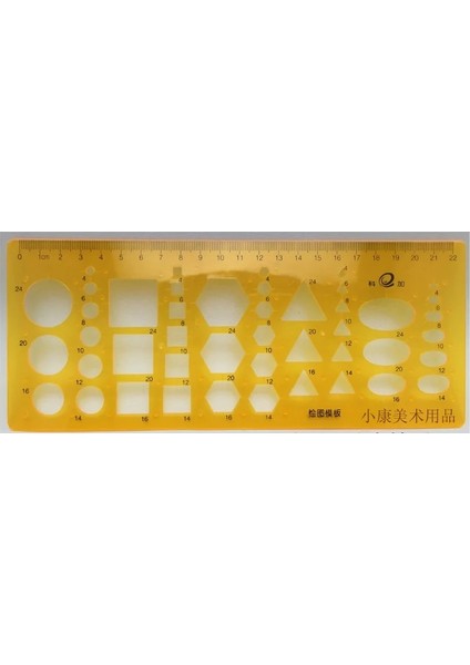 No.1 Tarzı Çizim Şablonu Cetvel Daire Çizim Şablonu Çok Sayıda Çember Içeriyor Çeşitli Çizim Şablonları Mimarlar (Yurt Dışından)