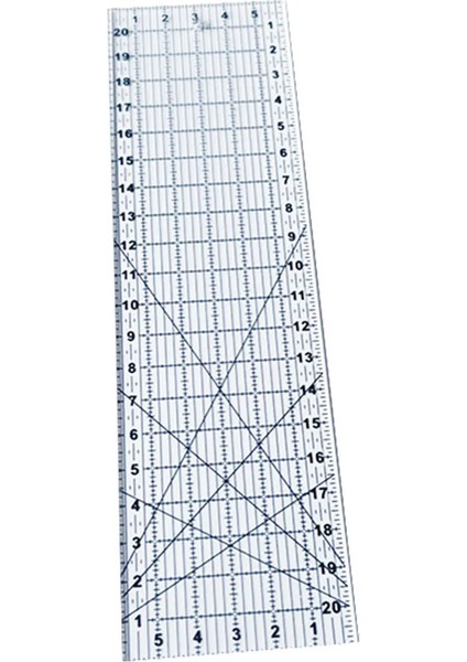 6 21CM Tarzı Yaratıcı Sepet Desen Şablonu Çok Fonksiyonlu Akrilik El Yapımı Dikiş Cetvel Pratik Dıy Kapitone Araçları Dikiş Cetvel SP99 (Yurt Dışından) fırsatları