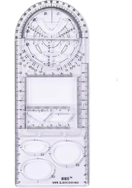 No.3 Tarzı 2021 Yeni Çok Işlevli Dönebilen Çizim Şablonu Cetvel Geometrik Ölçme Ressamlığı Öğretim Cetvel Öğrenciler Için Çizim Cetvel (Yurt Dışından)