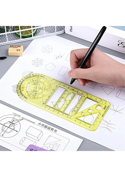 No.3 Tarzı 2021 Yeni Çok Işlevli Dönebilen Çizim Şablonu Cetvel Geometrik Ölçme Ressamlığı Öğretim Cetvel Öğrenciler Için Çizim Cetvel (Yurt Dışından) fırsatları