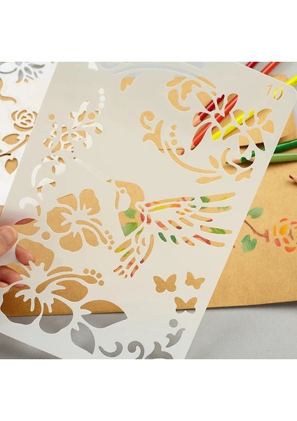 24 Sayfa Stili Diy Scrapbooking ve Çocuklar Için Şablonlar Oluşturma, Noel Tema Çizim Boyama Şablon Seti, 26CM x 17.5cm (Yurt Dışından) indirimleri