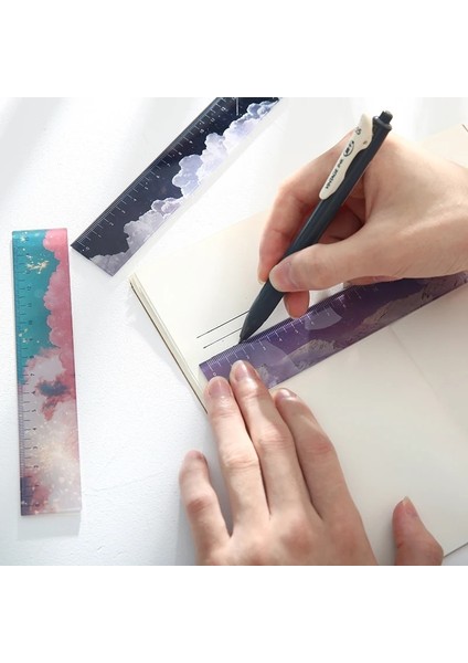 B Tarzı 6 Tasarım Yıldızlı Gökyüzü Akrilik Renk Cetveli Çok Fonksiyonlu Dıy Çizim Cetveli Çocuk Öğrenci Ofisi Okul Kırtasiye (Yurt Dışından) indirimleri