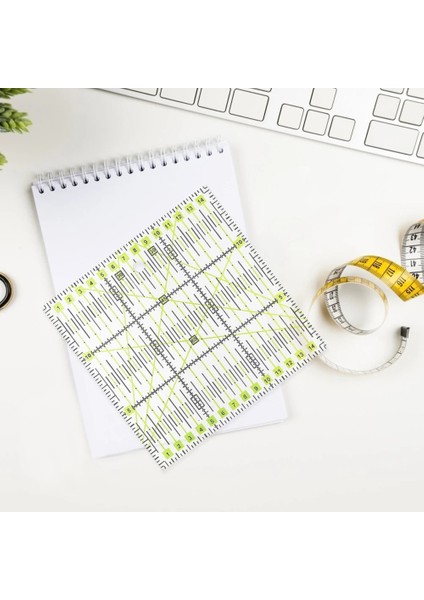 20X10CM Tarzı Akrilik Patchwork Cetvel Çift Renk Ayak Terzi Kıstas Kesme Kapitone Dıy Dikiş Ölçme Araçları Çizim Cetvel (Yurt Dışından) fırsatları