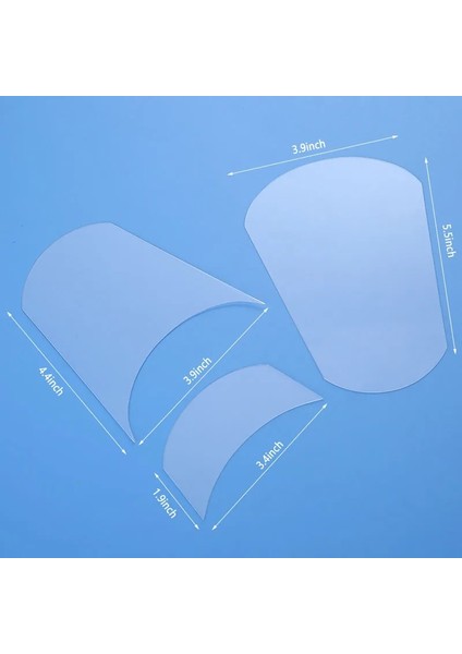 Küçük Stil Kahve Cetvel Dikiş Şablonu Yeniden Kullanılabilir Dıy El Yapımı Dikiş Cetvel Çok Amaçlı Dikiş Desen Araçları Cetvel Dikiş Şablonu QJY99 (Yurt Dışından)