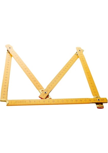 Sarı Stil Portatif Marangoz Ahşap Katlanır Cetvel 100CM (Yurt Dışından) fiyatları