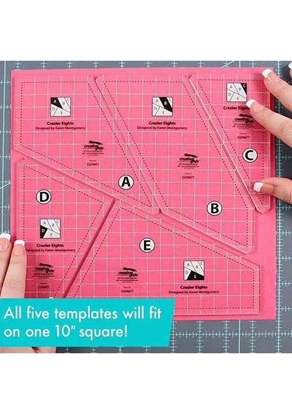 Dört Parçalı Set Stili Akrilik Kapitone Cetvel Dikiş Desen Seti Dıy Aracı Fonksiyonel Kolaylık Giyim Kapitone Şablon Craft Için Dayanıklı (Yurt Dışından) fiyatları