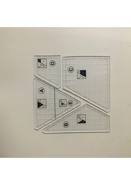 Dört Parçalı Set Stili Akrilik Kapitone Cetvel Dikiş Desen Seti Dıy Aracı Fonksiyonel Kolaylık Giyim Kapitone Şablon Craft Için Dayanıklı (Yurt Dışından) indirimleri
