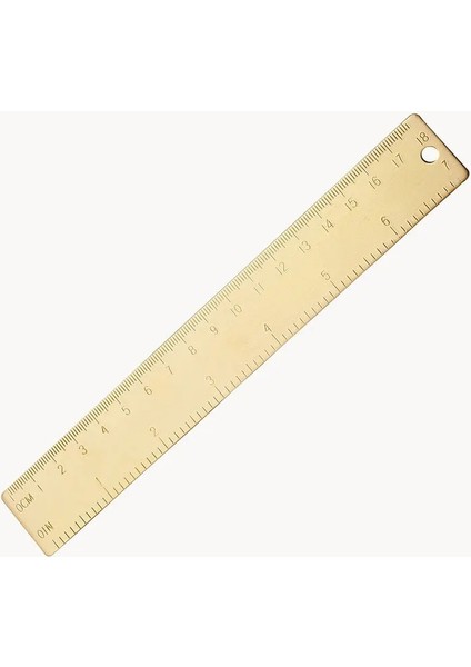 D-18CM Pirinç Tarzı 20CM Pirinç Dalga Düz Cetvel Bakır Dalga Okul Çocuklar Hediye Seti Ölçü Araçları 15CM18CM Metal Bakır Cetvel Kırtasiye Aksesuarları (Yurt Dışından)
