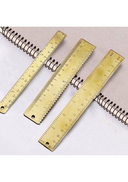 15CM Düz Stil 12CM 15CM 18CM Çift Ölçekli Metal Pirinç Düz Cetvel cm Inç Ofis Okul Matematik Sanat Tasarım Öğrenci Sınavı Ölçme Çizim Aracı (Yurt Dışından) fiyatları