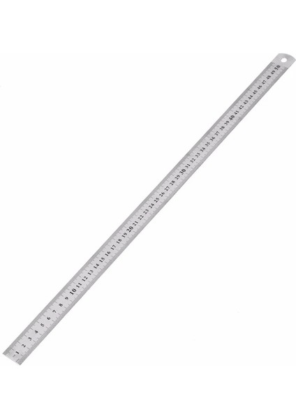 20CM Tarzı Mcmcmcm Çift Taraflı Ölçek Paslanmaz Çelik Düz Cetvel Ölçme Aracı Okul Ofis Malzemeleri (Yurt Dışından)