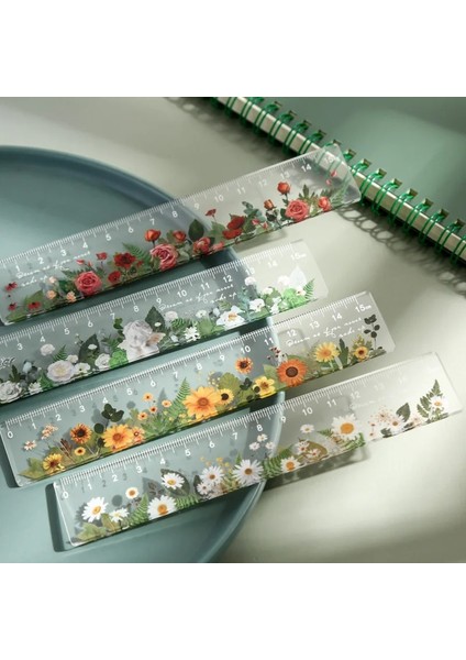 C Stili 15CM Papatya Gül Cetvel Öğrenci Çiçek Cetveller Işlevli Dıy Çizim Araçları Ölçme Aracı Okul Ofis Çizim Kaynağı (Yurt Dışından) fiyatları