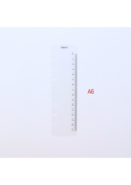 A6 Beyaz Stil Domikee Claoles Cetvel Bağlayıcı Planlayıcısı Defterler Için, Güzel Ofis Okul Endeksi Cetvel Imi Defterler Aksesuarları A5A6 (Yurt Dışından)