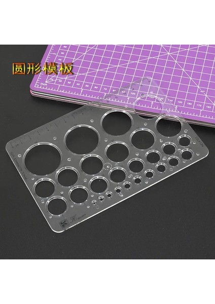 Eliptik Cetvel Stili Dikdörtgen Şekil Yuvarlak Delik Cetvel Şablon Cetvel Uzunluğu cm Geniş cm Öğrenci Okul Araçları Malzemeleri Için (Yurt Dışından) fiyatları