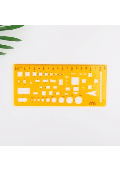 5AC1100483 Stili Mimari Bina Tasarım Çizim Şablonu Cetvel Şablon Ölçme Aracı Yeni (Yurt Dışından) fırsatları