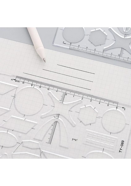 Mathgeometryfunction Çizim Için Iletki ile 1 Adet Çok Fonksiyonlu Geometrik Cetvel 7.56X4.53IN (Yurt Dışından) modelleri