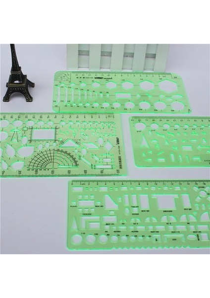 O 4323 Stili 1 Adet Mühendislik Çizim Cetveli Öğe Tasarım Eğri Şablonu Cetvel Ofis ve Okul Boyama Ölçüm Araçları (Yurt Dışından) fiyatları