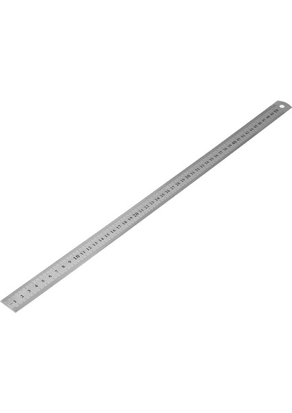 20CM Tarzı Çift Taraflı Düz ​​cetvel cm ve C Ölçekli Paslanmaz Çelik Düz Cetvel Ölçme Aleti (Yurt Dışından)