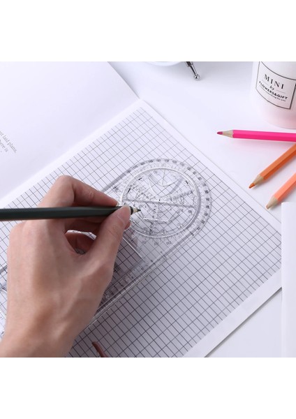 No.3 Tarzı Çok Fonksiyonlu Geometrik Cetvel Dönebilen Hızlı Çizim Şablonu Cetvel Sanat Tasarım Inşaat Mimar Geometri Ölçme Ölçeği (Yurt Dışından) fırsatları