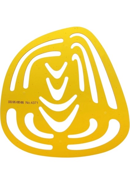 5AC1100479 Stili Profesyonel Mimari Şablon Cetvel Çizimleri Stencil Ölçme Aracı Temini (Yurt Dışından)