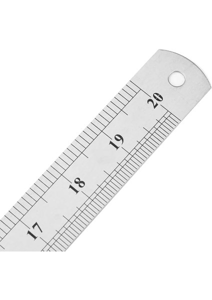 500MM Tarzı Paslanmaz Çelik Metal Cetveller Metrik Düz Kural Hassas Ölçekli Çift Taraflı Ölçme Kırtasiye Çizim Araçları Aracı Precisio (Yurt Dışından) fırsatları