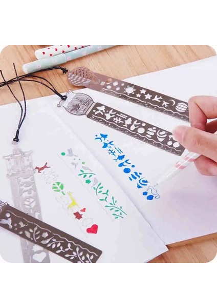 B Tarzı Ute Kawaii Yaratıcı At Birdcage Hollow Metal Imi Cetvel Çocuklar Için Öğrenci Hediye Okul Malzemeleri (Yurt Dışından) fırsatları