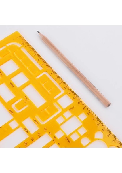 Iç Dekoratör Tasarımı Mobilya Düzeni Mimari Şablon Cetvel Çizimi AUG-23A (Yurt Dışından) fiyatları