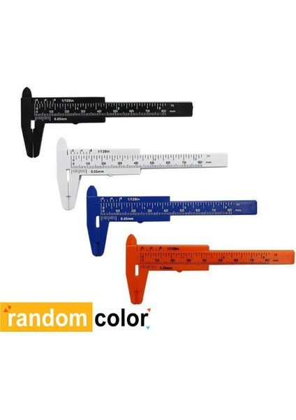 D Stili Çift Ölçekli Plastik Sürmeli Kaliper Mini Sürgülü Sürmeli Ölçer Ölçü Aleti Cetvel Mikrometre Cetvel Sürgülü Cep Kullanışlı (Yurt Dışından) modelleri